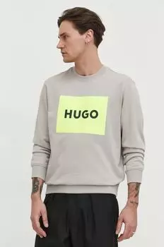 Толстовка из хлопка Hugo, бежевый