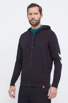 Толстовка из хлопка Hummel, черный
