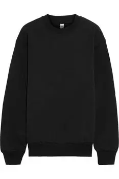 Толстовка из хлопка и флиса Oak, черный