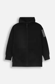 Толстовка из хлопка крокодила для мальчиков и девочек Coccodrillo, черный