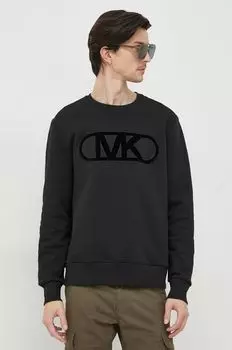Толстовка из хлопка Michael Kors, черный