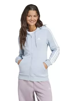 Толстовка из хлопка на молнии Adidas Sportswear, синий