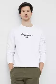 Толстовка из хлопка Pepe Jeans, белый