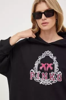 Толстовка из хлопка Pinko, черный
