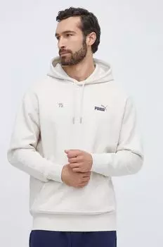 Толстовка из хлопка Puma, бежевый