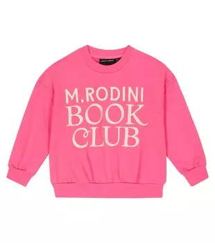 Толстовка из хлопка с принтом Mini Rodini, разноцветный
