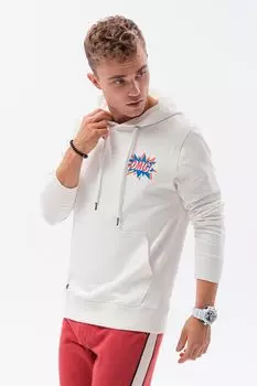 Толстовка из хлопка с рисунком Ombre, белый