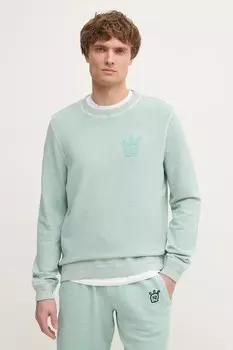 Толстовка из хлопка Zadig&Voltaire, бирюзовый