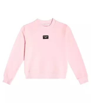 Толстовка из хлопкового джерси Dolce&Gabbana, розовый