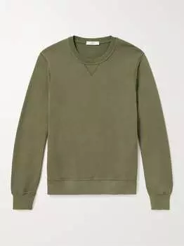 Толстовка из хлопкового джерси, окрашенная в готовом виде Mr P., зеленый