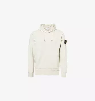 Толстовка из хлопкового джерси с фирменным значком «Kangaroo-Pocket» Stone Island, желтый