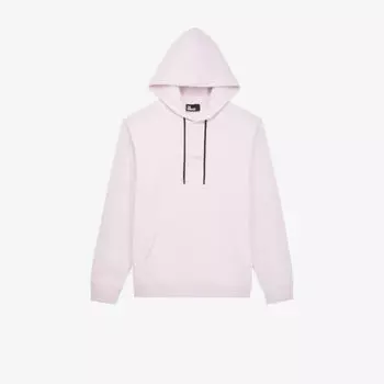 Толстовка из хлопкового джерси с карманом-кенгуру и логотипом The Kooples, розовый