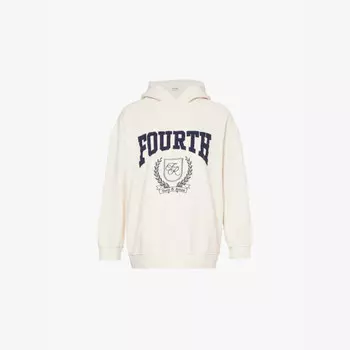 Толстовка из хлопкового джерси с вышитым логотипом Harlow 4Th & Reckless, бежевый