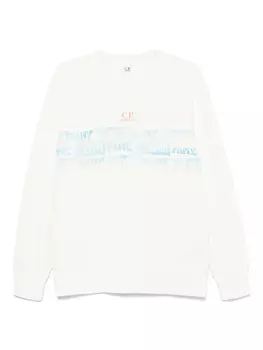 Толстовка из хлопкового флиса C.P. Company, белый