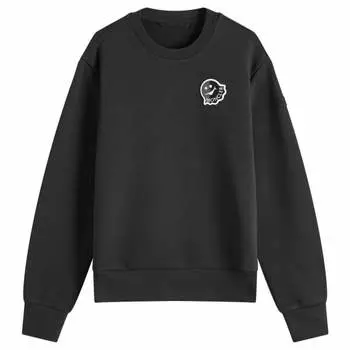Толстовка из хлопкового флиса Moncler, серый