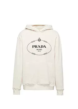 Толстовка из хлопкового флиса Prada