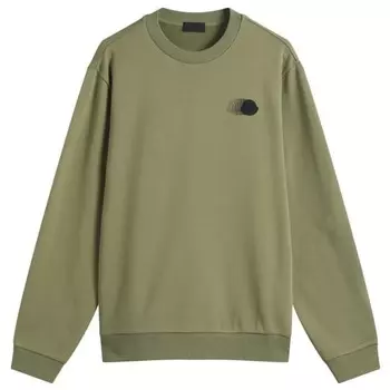 Толстовка из хлопкового флиса Swoosh Moncler, зеленый
