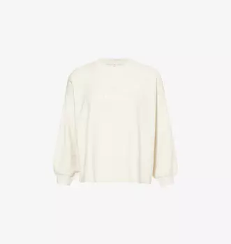 Толстовка из хлопкового трикотажа с круглой горловиной и фирменной вышивкой Levis, цвет crew levis since 1873