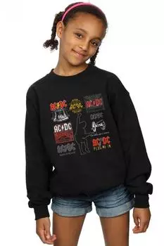 Толстовка из художественной коллекции AC/DC, черный