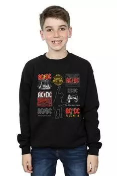 Толстовка из художественной коллекции AC/DC, черный