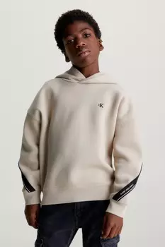 Толстовка из интерлока пике Calvin Klein Jeans, коричневый