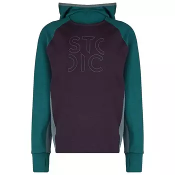 Толстовка из мериноса Stoic Kid's Merino260 StadjanSt Hoody, цвет Purple Night Multi