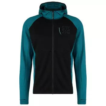 Толстовка из мериноса Stoic Merino260 StadjanSt Hoody, цвет Black/Ocean Green
