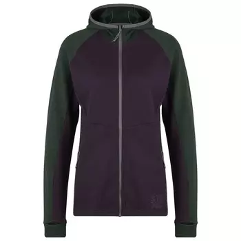 Толстовка из мериноса Stoic Women's Merino260 StadjanSt Hoody, цвет Purple Night/Fir Green