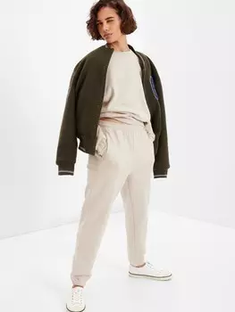 Толстовка из мягкого флиса реглан Gap, бежевый