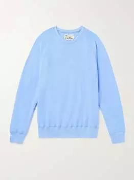 Толстовка из органического хлопка и джерси BATHER, синий