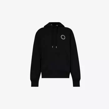 Толстовка из органического хлопка и переработанного полиэстера с круглым графическим принтом Mki Miyuki-Zoku, черный