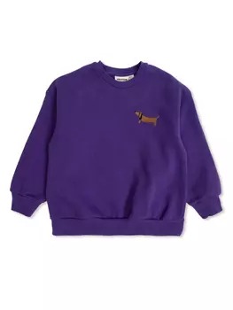 Толстовка из органического хлопка Mini Rodini, фиолетовый