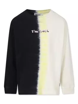 Толстовка из органического хлопка с графическим принтом Molo, белый