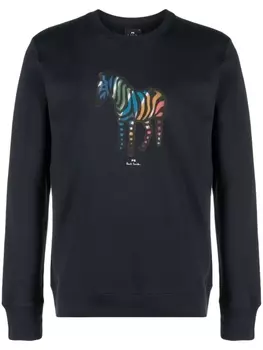 Толстовка из органического хлопка с логотипом PS Paul Smith, черный