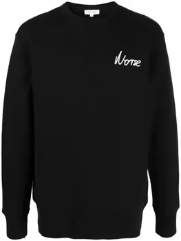 Толстовка из органического хлопка с вышитым логотипом Norse Projects, синий