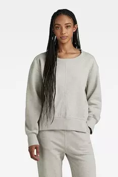 Толстовка из органического хлопка с заниженными рукавами G-Star Raw, серый