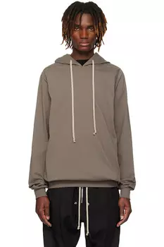 Толстовка из плотного джерси Hollywood Rick Owens, цвет dust