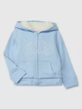 Толстовка из шерпы с логотипом Gap, синий