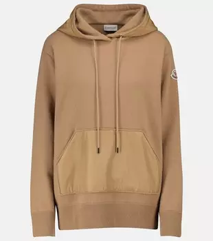 Толстовка из шерсти и кашемира MONCLER, коричневый