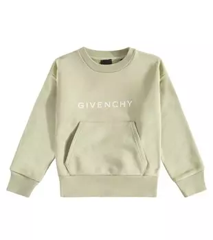 Толстовка из смесового хлопка Givenchy, зеленый