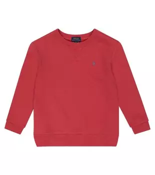 Толстовка из смесового хлопка Polo Ralph Lauren, красный