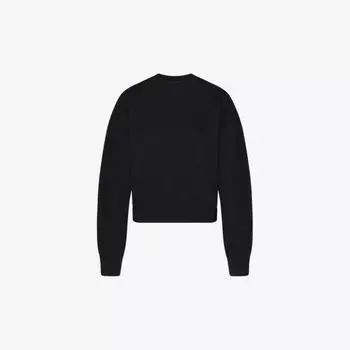 Толстовка из смесового хлопка с круглым вырезом Skims, цвет onyx