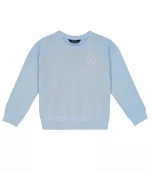 Толстовка из смесового хлопка с логотипом Polo Ralph Lauren, синий