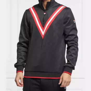 Толстовка из теслина обычного кроя Fila, черный