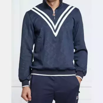 Толстовка из теслина обычного кроя Fila, синий