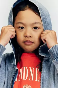 Толстовка из твила H&M, синий