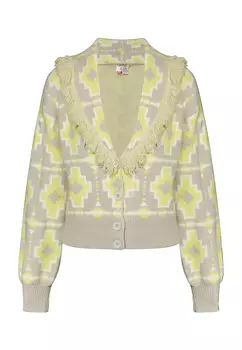 Толстовка IZIA Cardigan, цвет GRAU LIMETTE WEISS