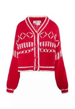 Толстовка IZIA Cardigan, красный