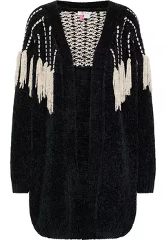 Толстовка IZIA Chenille Cardigan, черный