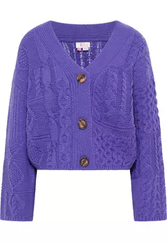 Толстовка IZIA Cropped Strickjacke, фиолетовый